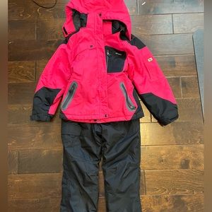Girl’s jacket/pants ski set. Size 10